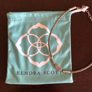 Kendra Scott Druzy Leather Choker